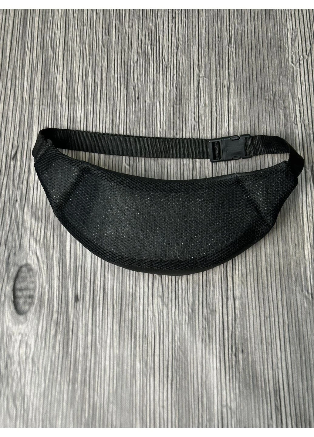 Бананка из перфорированной кожзаменителя черная adidas # - (395673830)