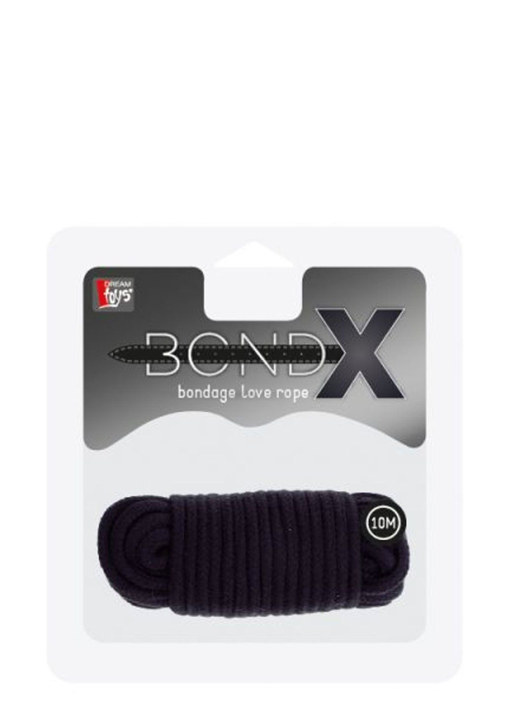 Веревка для бондажа BONDX LOVE ROPE - 10M, BLACK Dreamtoys (290667740)