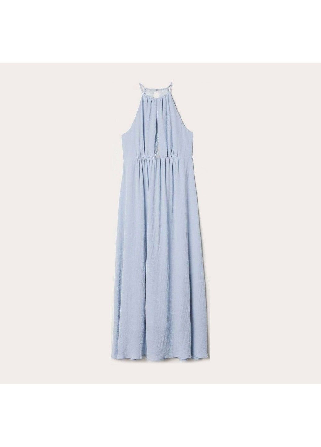 Голубое кэжуал платье H&M однотонное