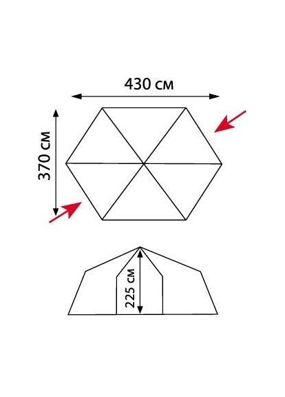 Шатер Mosquito green (TLT033.04) Tramp Lite (316396831)