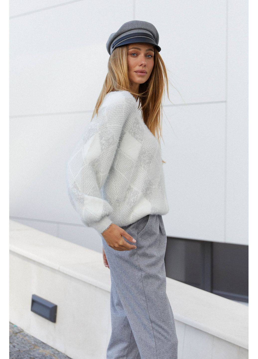 Сірий демісезонний джемпер 8899.6122 Seventeen