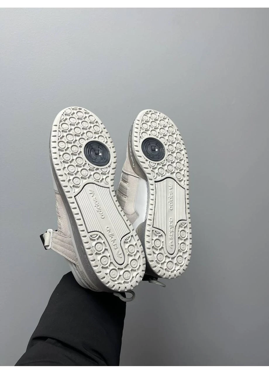 Серые летние кроссовки adidas forum x bunny light grey адидас форум No Brand