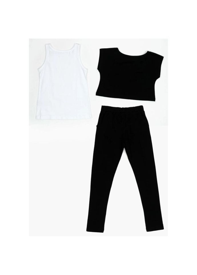 Чорний демісезонний набір дитячого одягу forever (14586-152g-black) Breeze