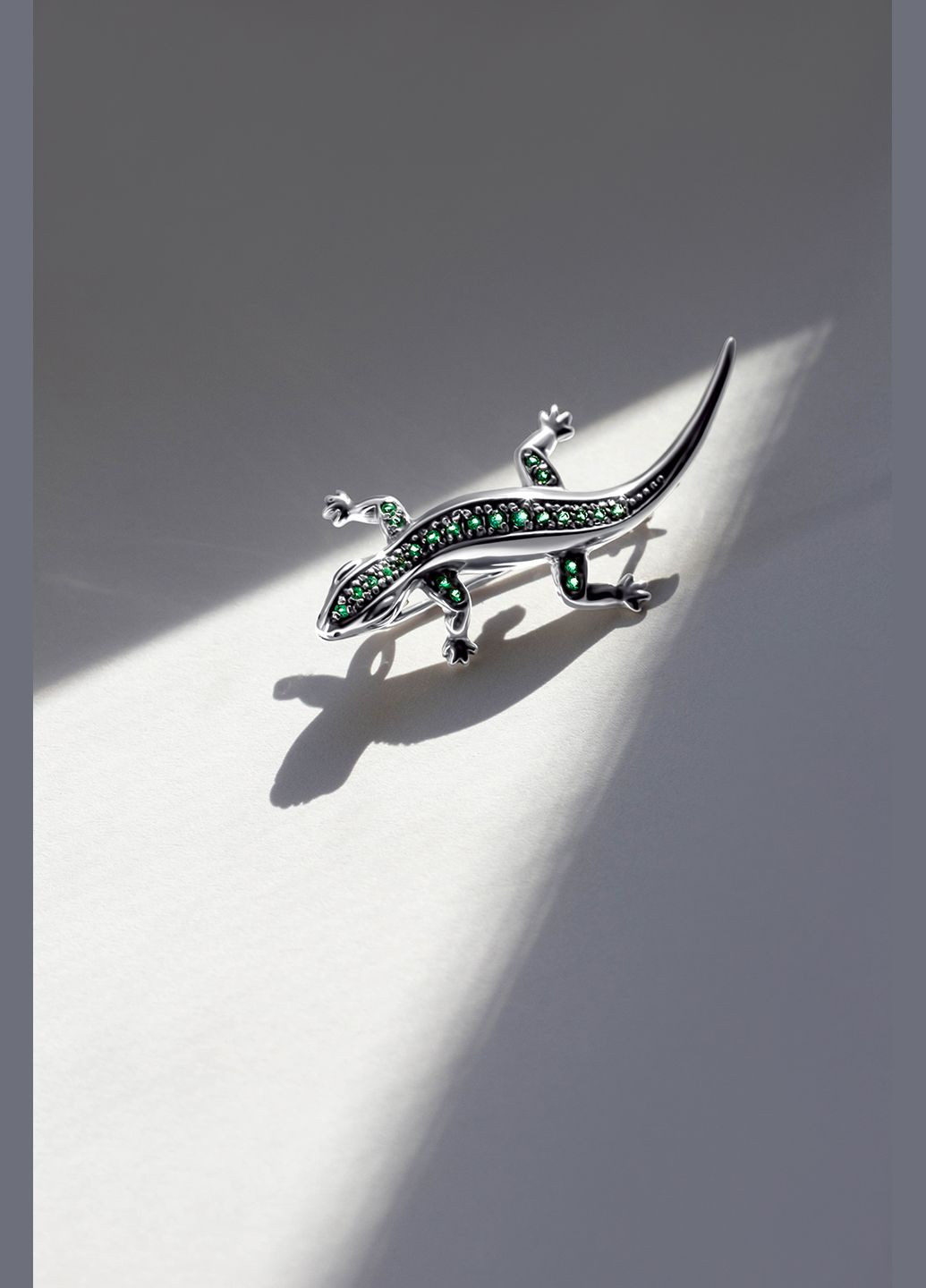 Серебряная брошь Ящерица (9506) IRIJ (340334264)