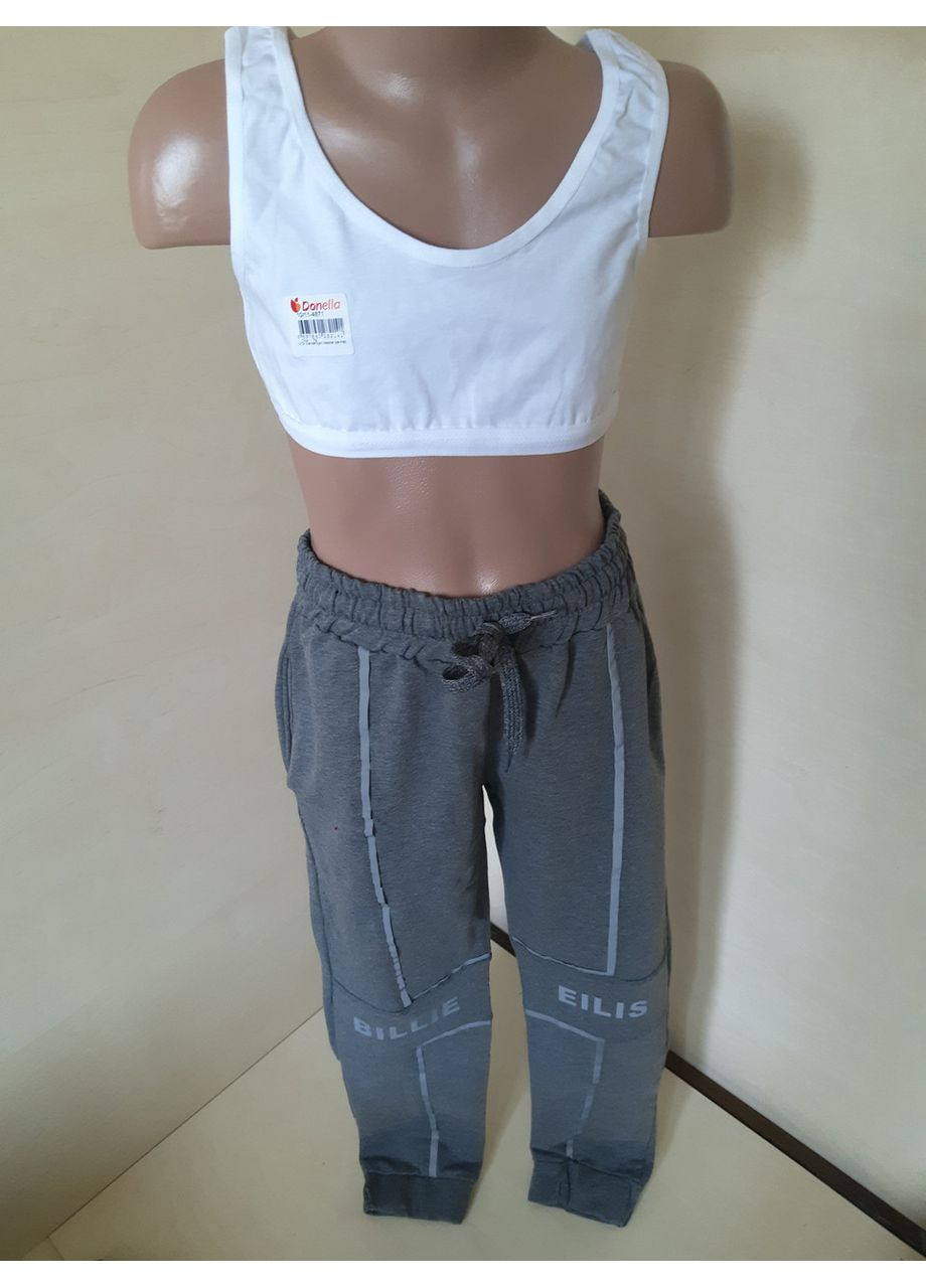 Біла літня дитячий топ бюстгальтер для дівчинки донелла 122 128 134 No Brand