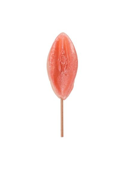 Леденец в виде реалистичной вагины Sexy Lollipop Candy Pussy Strawberry, 45 г OOTB (335399433)