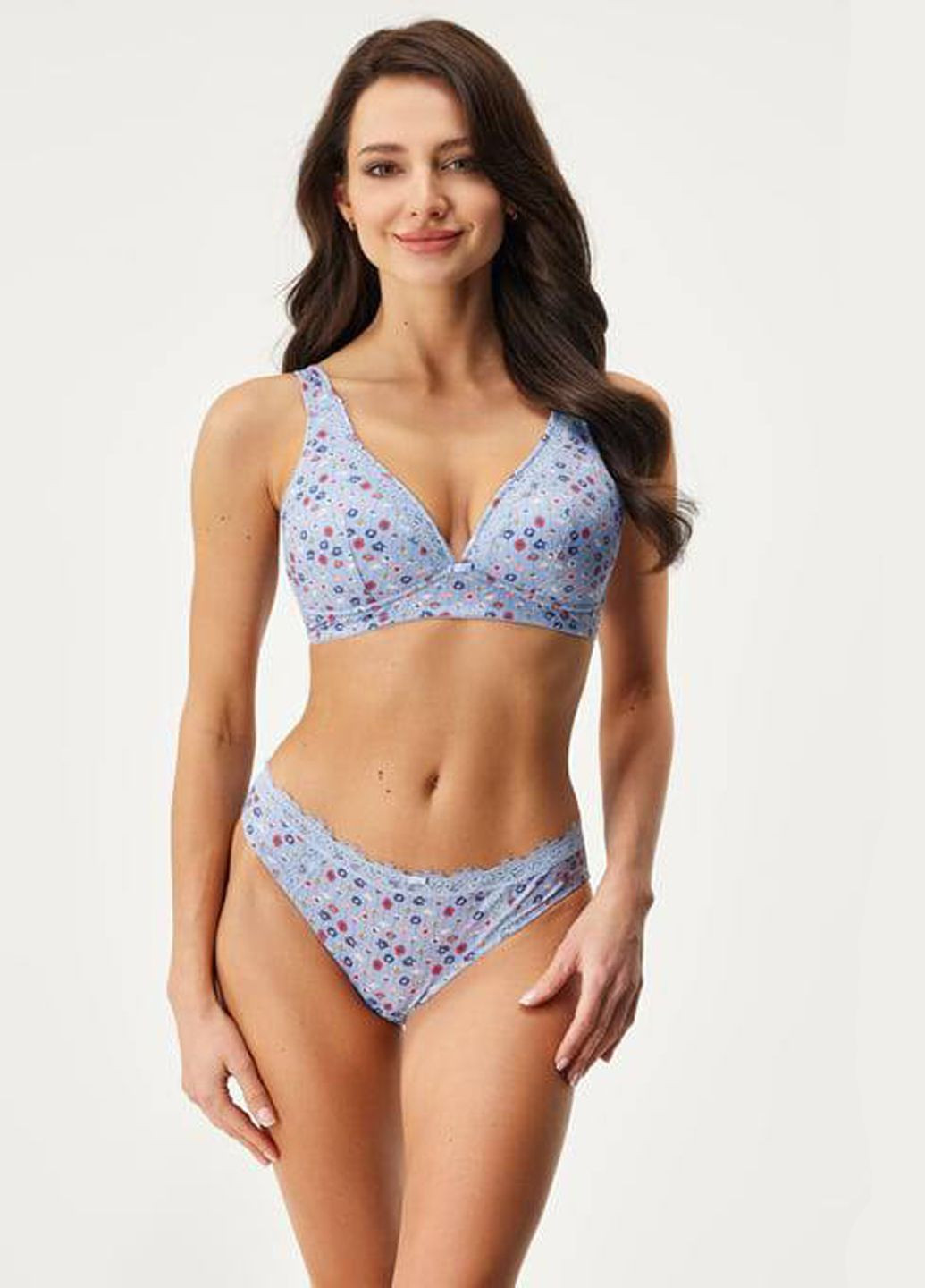 Блакитний бюстгальтер Sassa