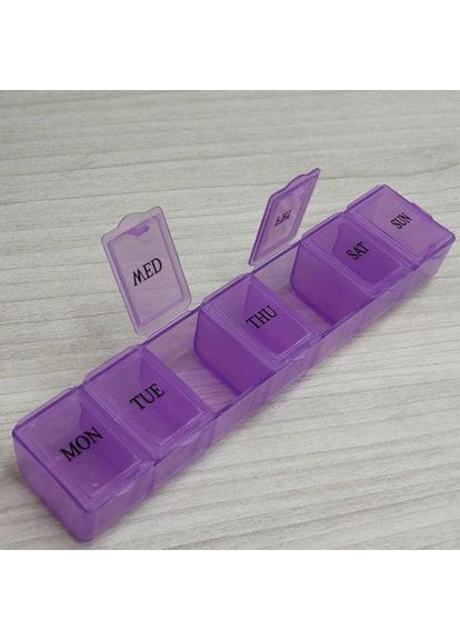 15х3x2см органайзер, неделя – фиолетовый Plus-plus (354799067)