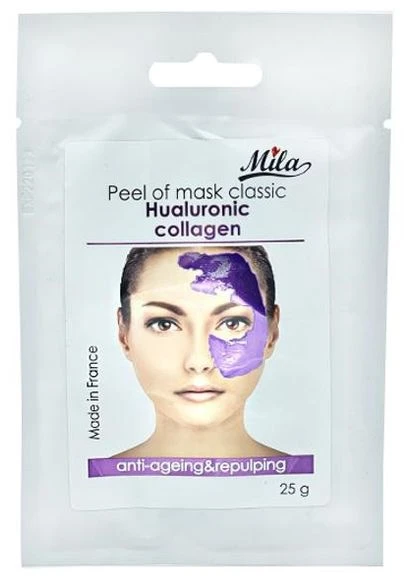 Альгинатная маска Гиалуроновая кислота + морской коллаген / hyal.acid&mar.collagen, ТМ, Франции 25 г Mila Cosmetics (335413205)