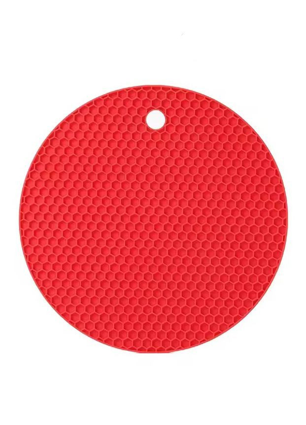 Подставка под горячее силиконовая круглая d-17.5 см Let's Shop (372371033)