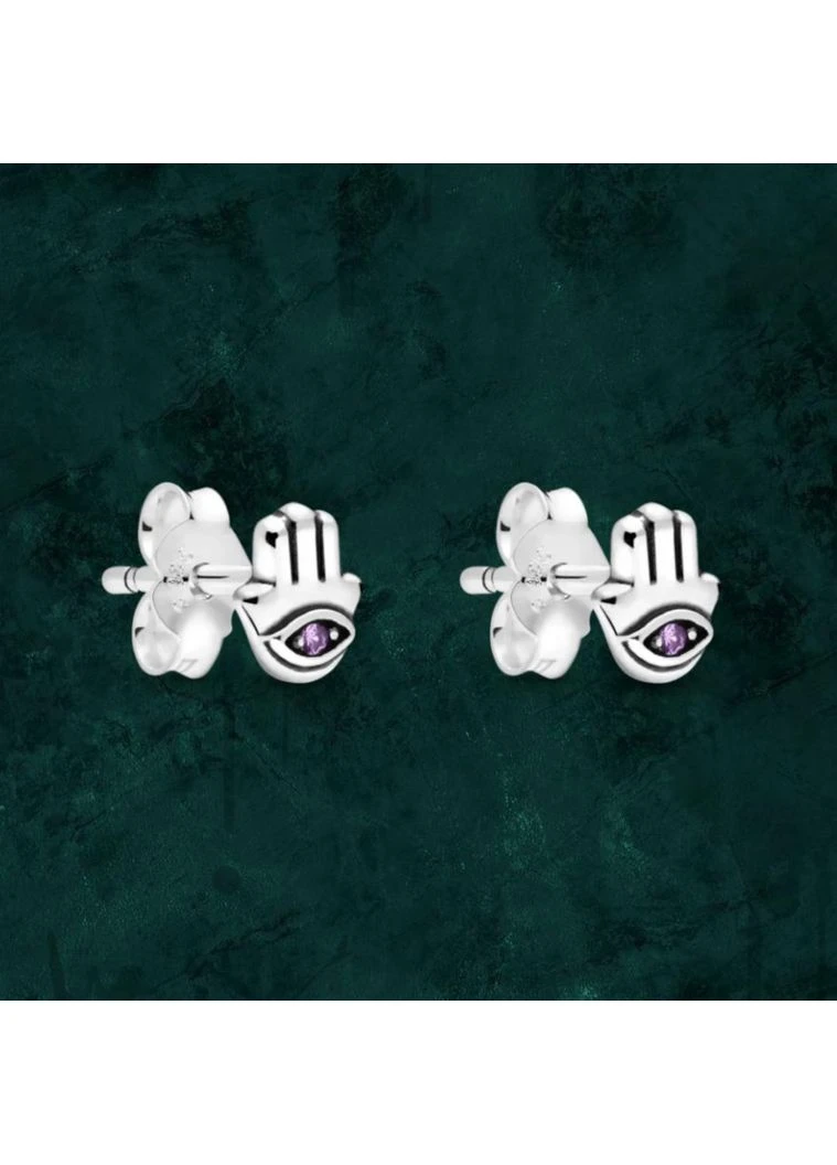 Срібні сережки "Мій оберіг" Pandora (Пандора) 298548C01 No Brand (363028442)