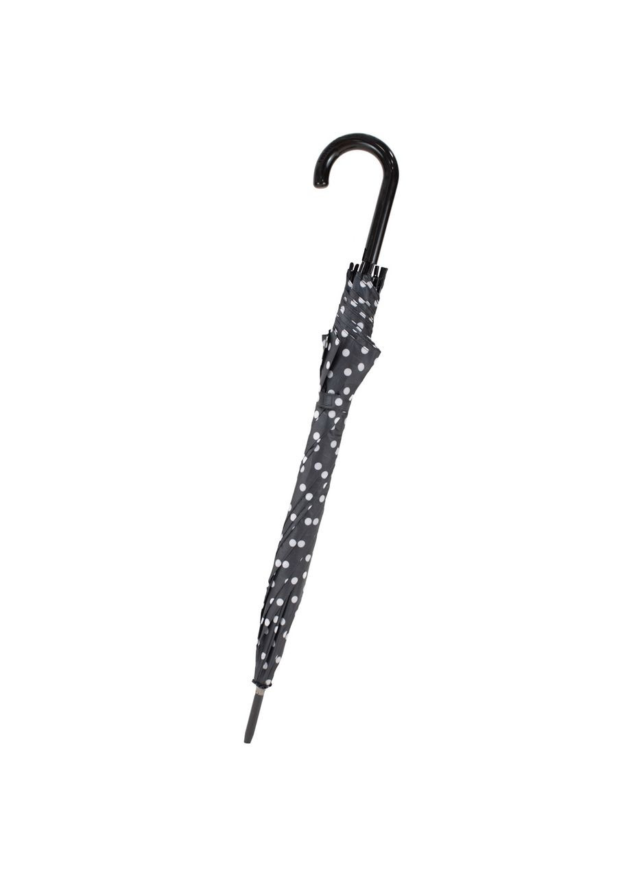 Чёрный зонтик black white dots (l2037-3) Semi Line (371738965)