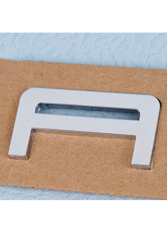 Эмблема надпись GRANTA ХРОМ 365х37мм пластик на скотче (на трафарете) LADA (369609967)