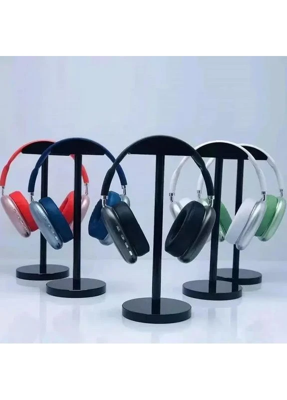 Чорні Бездротові повнорозмірні Bluetooth навушники Macaron P9 Max HandyHeat (363833226)