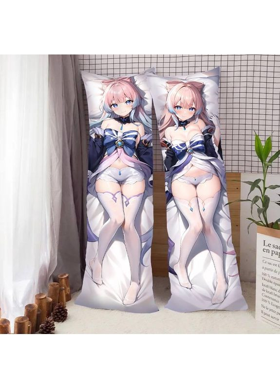 Подушка объятия Аниме Sangonomiya Kokomi Плюшевая подушка с рисунком размер 130*40 см Україна ТД (369660180)