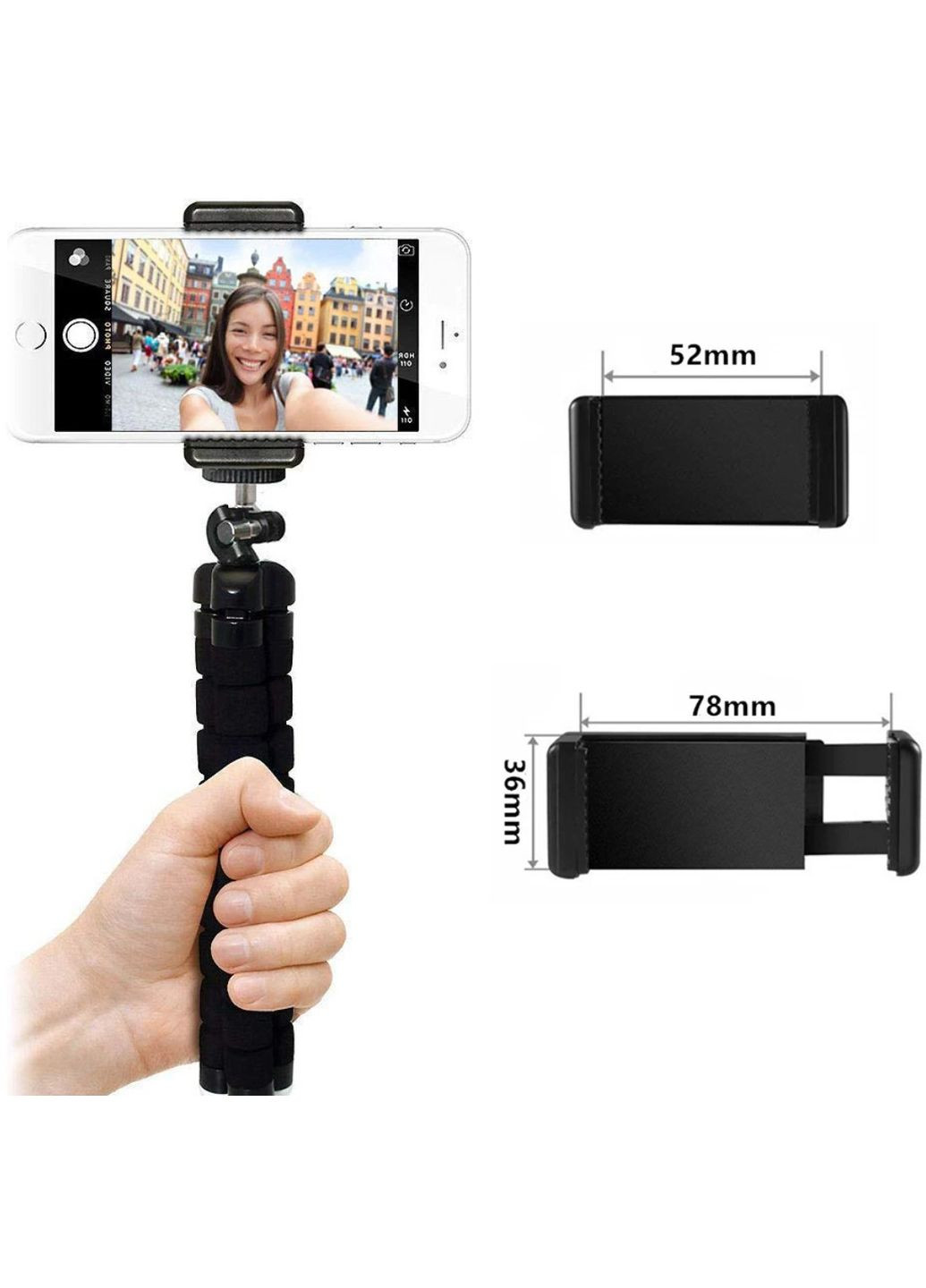 Утримувач телефону KR-03 для кріплення на різьблення штатива, монопода Primo (364196564)