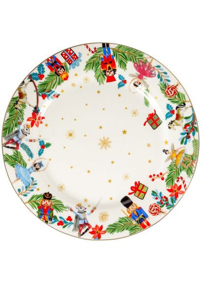 Набір тарілок White Christmas 6 шт (922-103) Lefard (363837207)