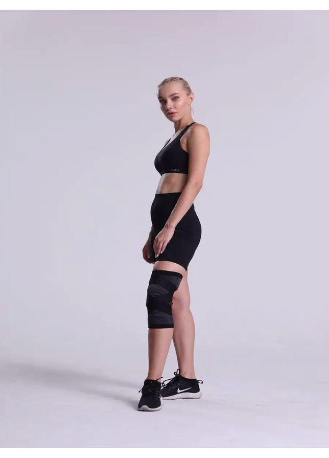 Компресійний спортивний бандаж на коліно, розмір L, в комплекті 2 Шт, чорний (ортопедичний наколінник, супорт No Brand (361437374)