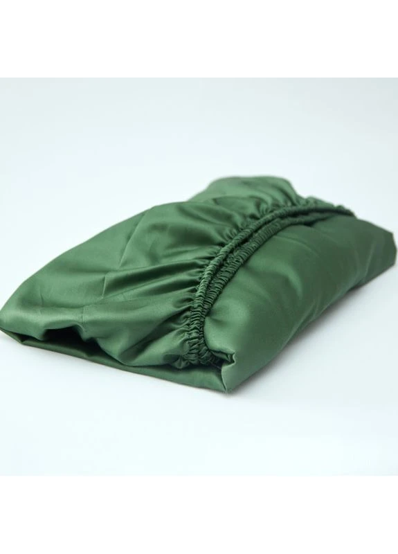 Простирадло на резинці Сатин Premium 200х220х20 см (MS-850004359) Moon&Star Green Velvet (386595483)
