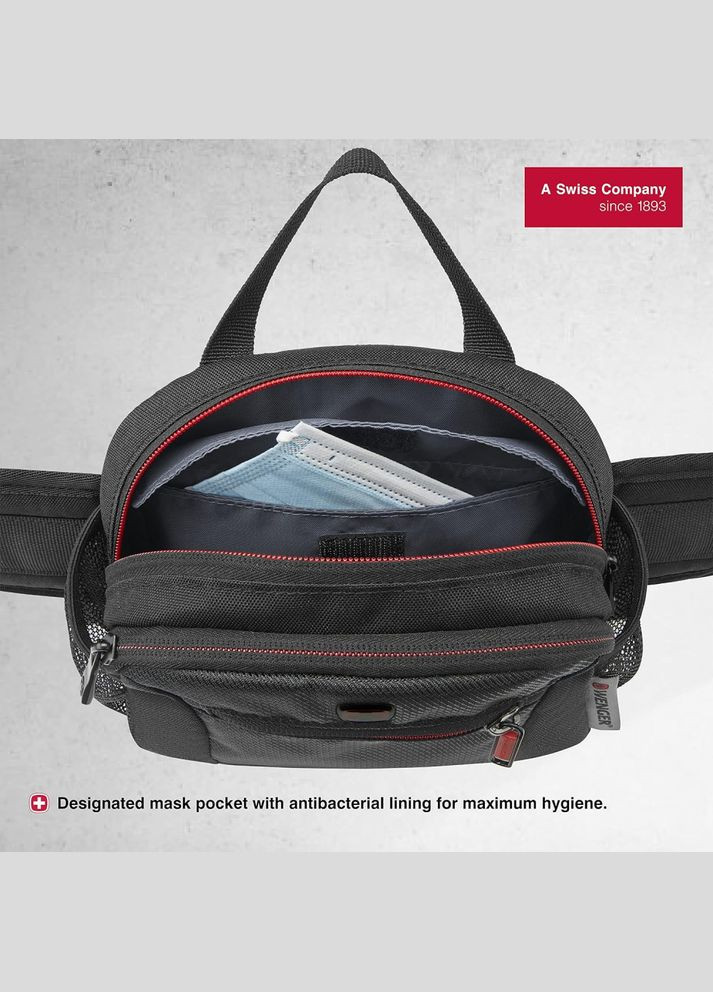 Сумка на пояс TRAVEL ACCESSORIES Black Wt611875 Wenger (372668270)
