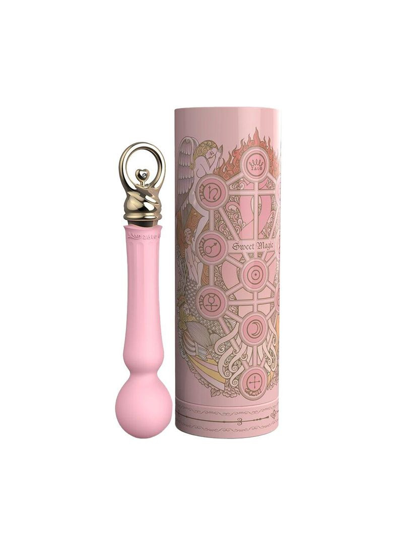 Вибромассажер с подогревом Zalo Sweet Magic - Confidence Wand Fairy Pink No Brand (366877333)