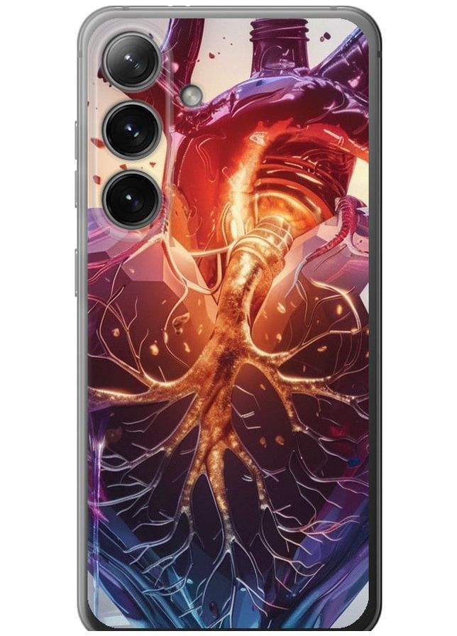 Силиконовый чехол 'Crystal Heart' для Endorphone Samsung Galaxy S24 (286768036)