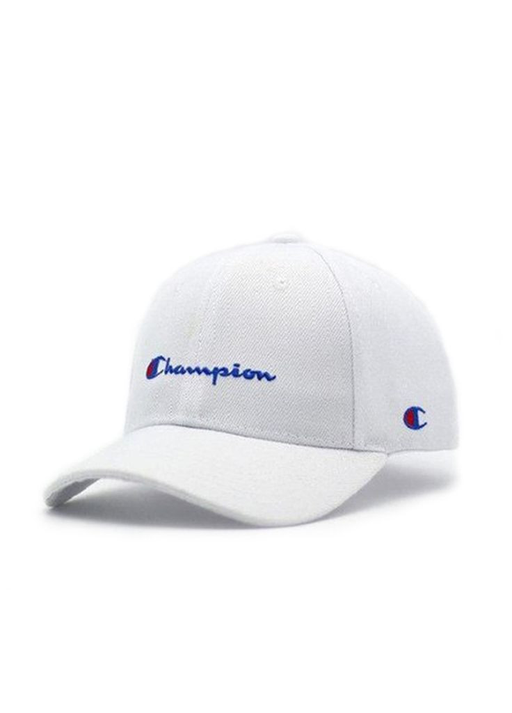 Кепка белая Champion White Baseball Cap Womens (356677667)