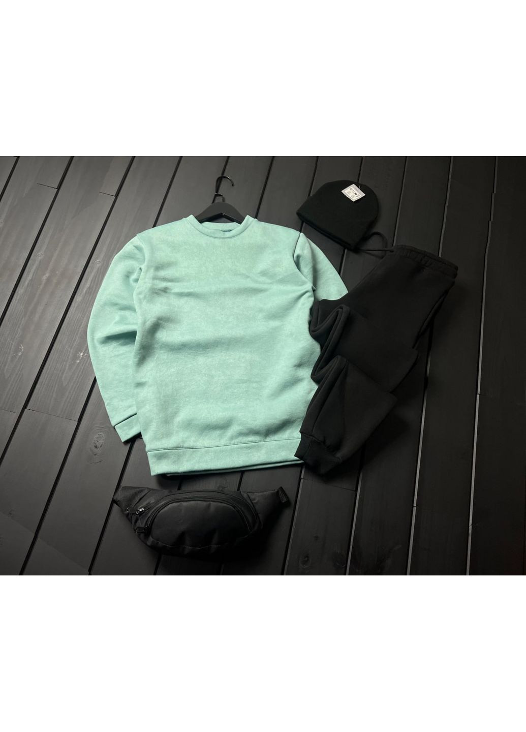 Мужские зимние сети разных цветов свитшот, брюки, шапка, бананка. No Brand (369158186)