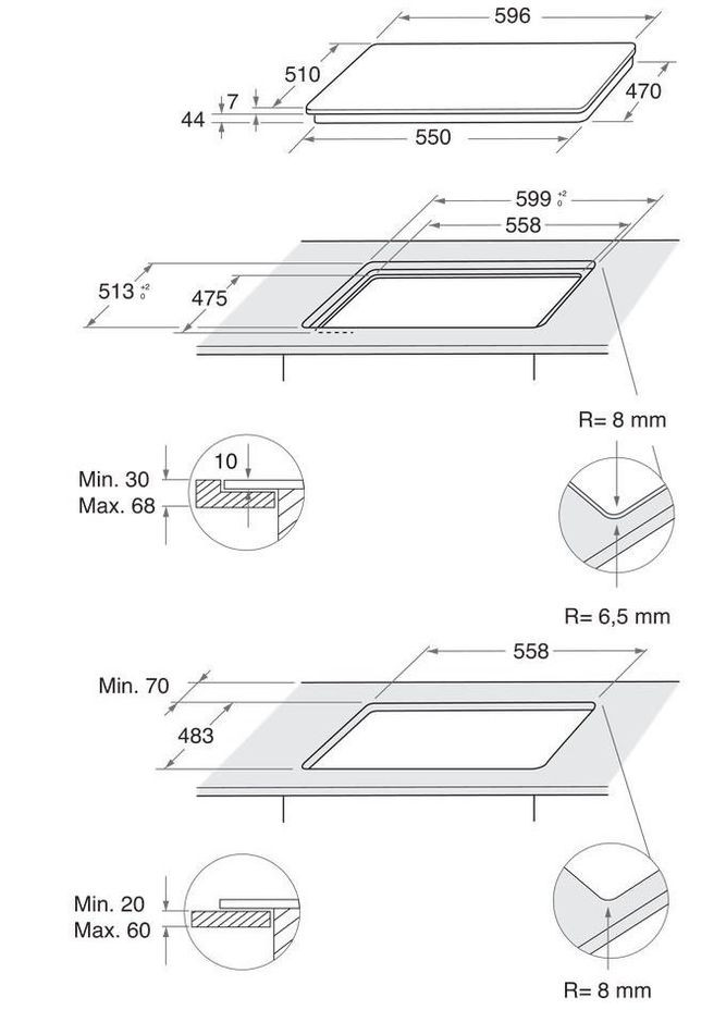 Варочная поверхность HAGS61F/WH HOTPOINT-ARISTON (360572562)