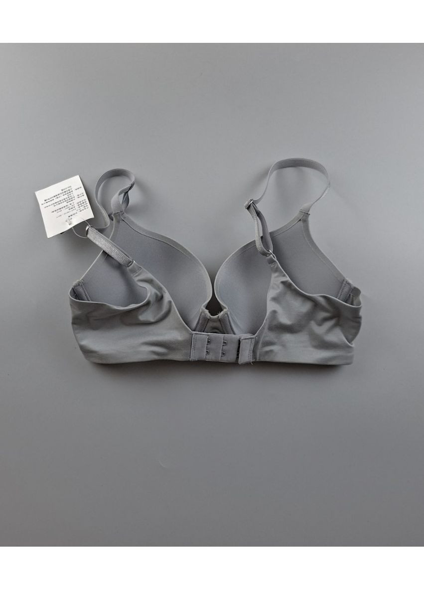 Серый бюстгальтер пуш ап aerie American Eagle с косточками нейлон, эластан