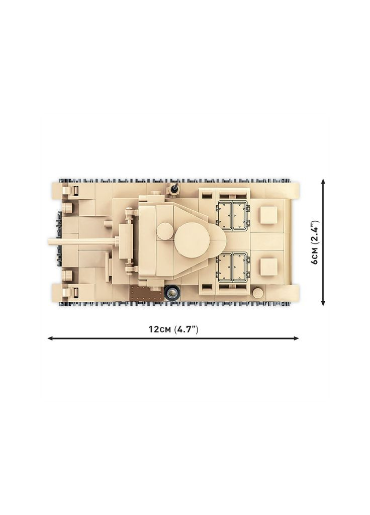 Конструктор (m244859) Cobi Друга Світова Війна Танк Panzer III, 292 деталей (367067275)