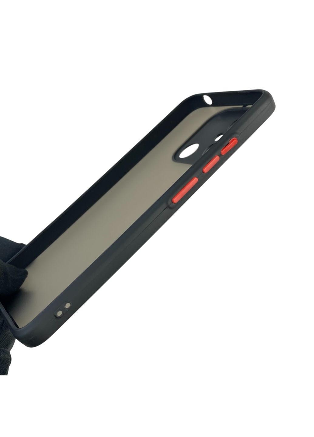 Чехол для телефона Redmi 12C с 3D принтом патриотическим с высокими бортами на сяоми редми 12с черный Xiaomi (366390445)