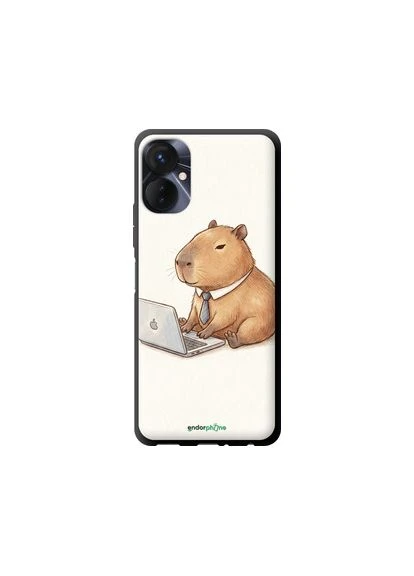 Чохол на Tecno Spark 9 Pro Funny Capybara CEO Working "6777b-2832-2448" Endorphone (379907885)