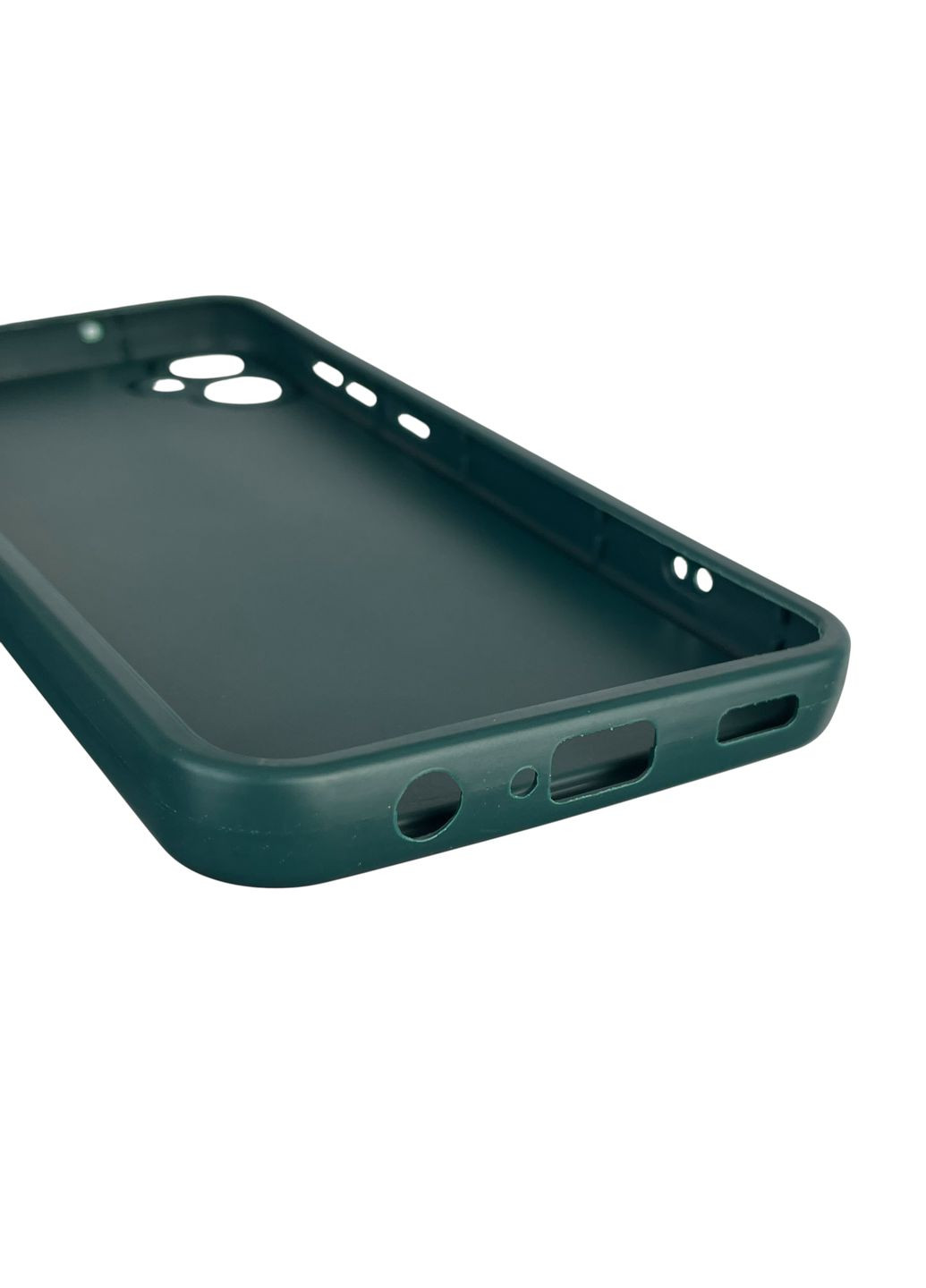 Чохол силіконовий Soft Touch для Galaxy A05 (SM-A055) темно-зелений (Повний захист камери) Samsung (366389261)