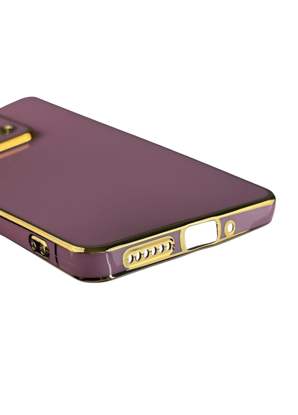 Чехол для Redmi Note 13 5G с золотой окантовкой с защитой камеры на сяоми редми нот 13 5г черничный Xiaomi (366022422)