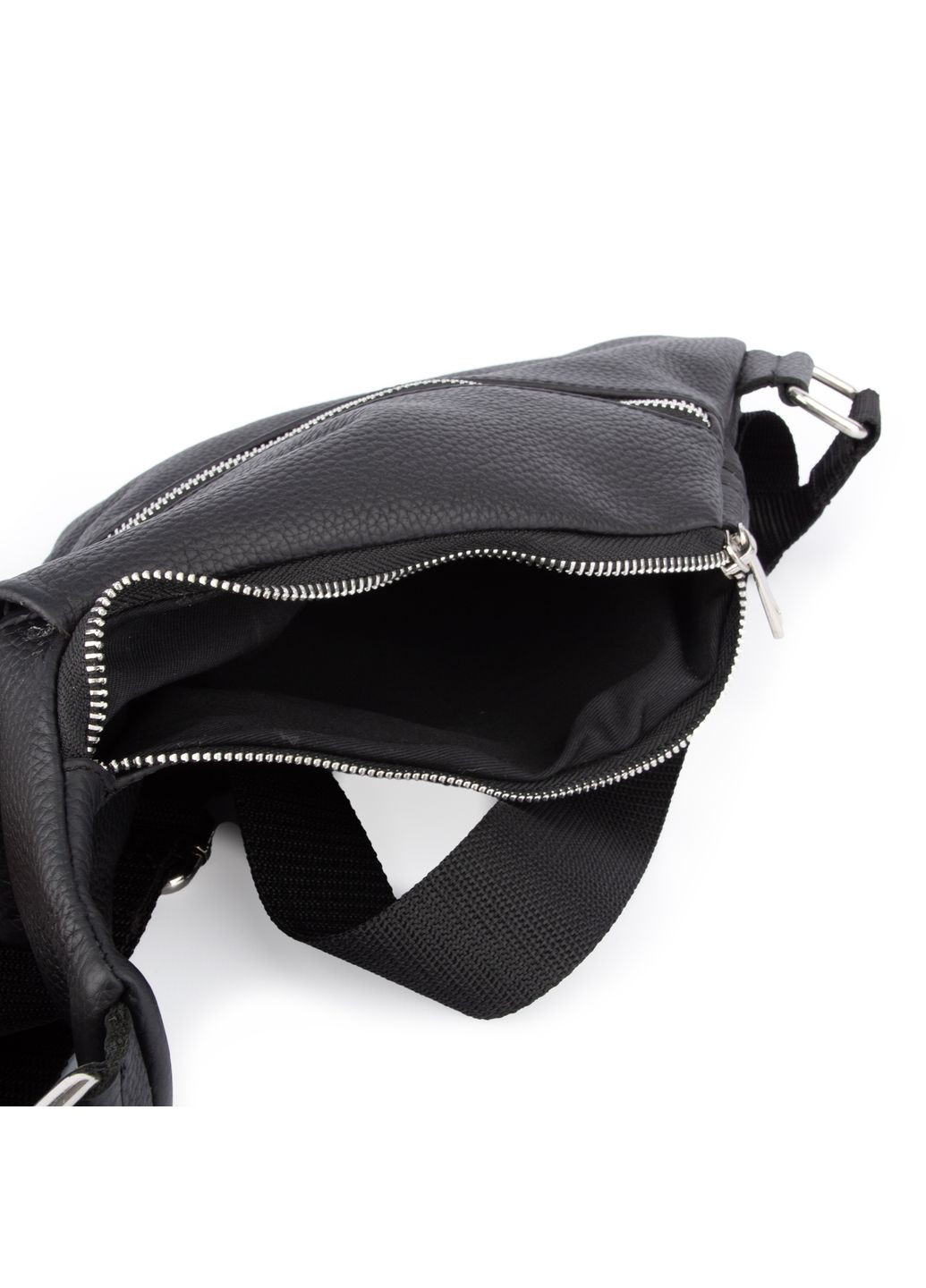 Сумка кожаная мужская кроссбоди мессенджер кобура HC 808 черная HandyCover (328600240)