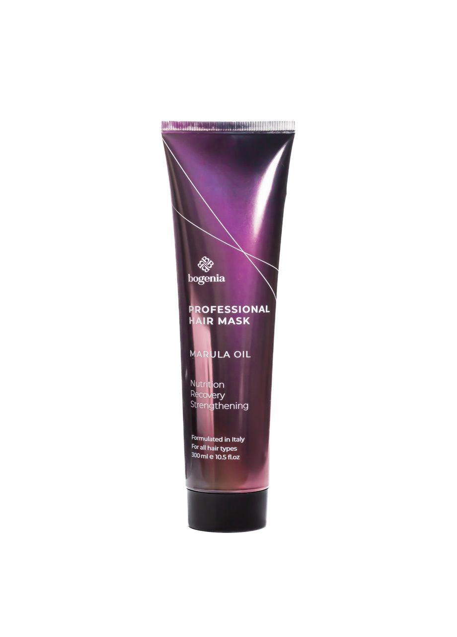 Маска для поврежденных волос Marula Oil с маслом марулы профессиональная 300 мл Bogenia (368833956)