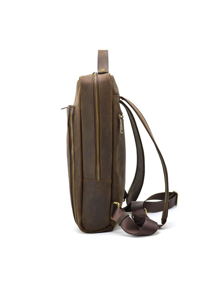 Шкіряний рюкзак для ноутбука 14" RC-1239-4lx коричнева crazy horse TARWA (298684070)