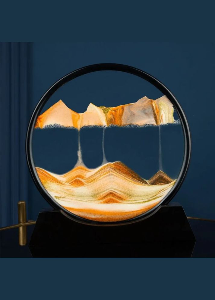 Пісочна картина, рухома декоративна картина з кольоровим піском 3D Оранжева No Brand (294962275)