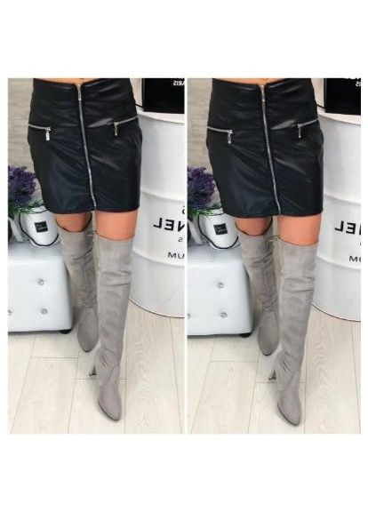 Разноцветная юбка 307 черный KHAN