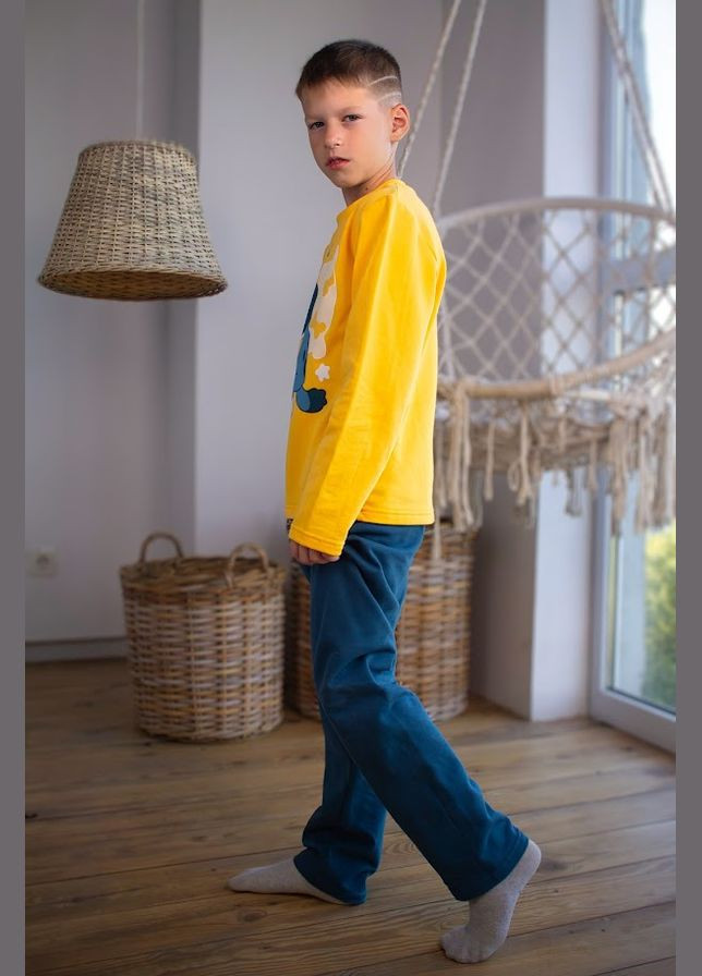 Світло-жовта піжама для хлопчика hc (h001-6076-023-33-4) No Brand