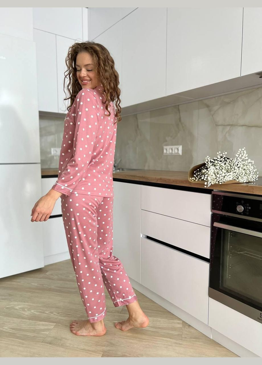 Комбинированная всесезон женская пижама 2508/1 (терракот) No Brand