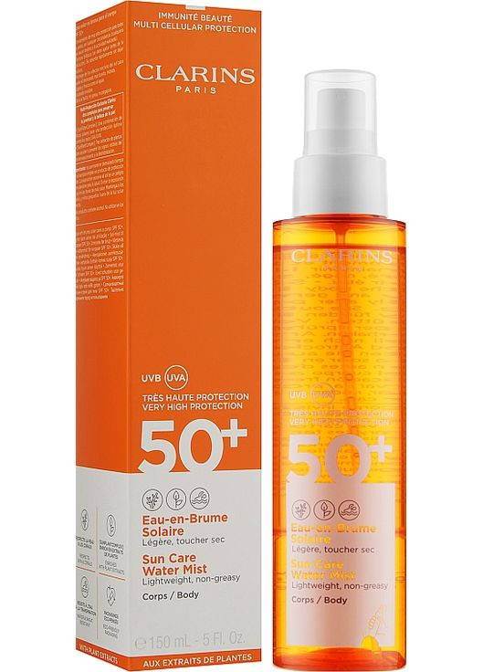 Сонцезахисний спрей для тіла Sun Care Water Mist SPF50 150ml (809144-75935) Clarins (368625544)
