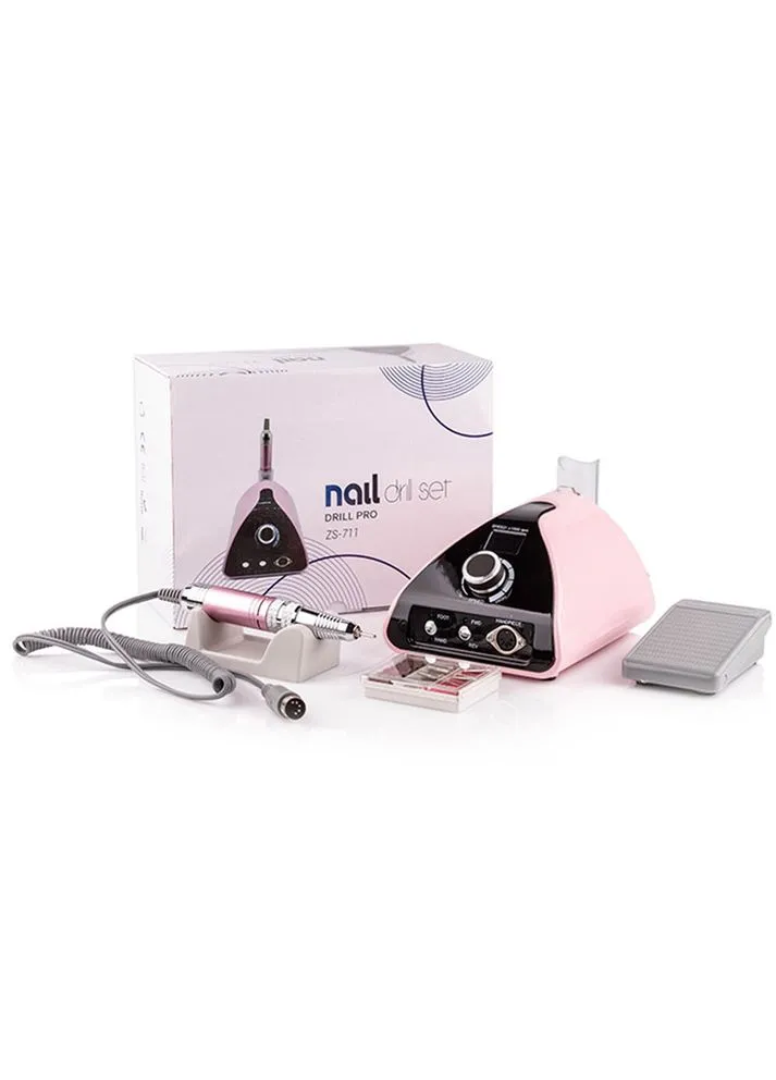 Фрезер ZS-711 35000 об/хвил. 65 W, рожевий Nail Master (352177187)