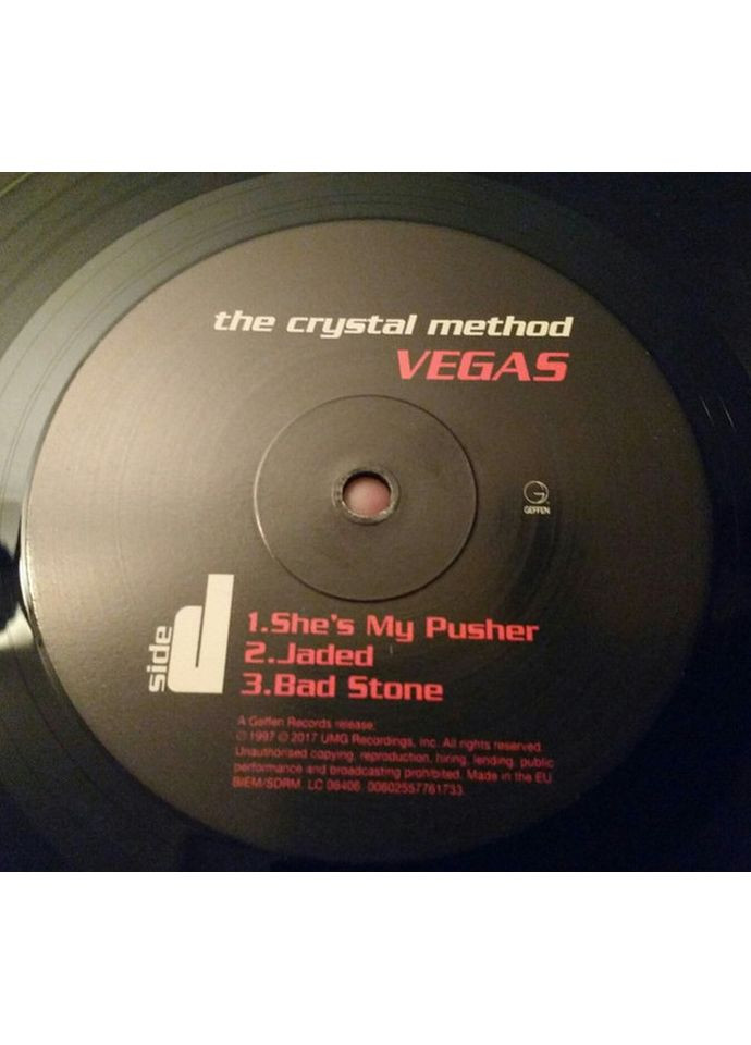 Виниловая пластинка The Crystal Method – Vegas (2LP, Album, Reissue, Gatefold, Vinyl) (602557588538) No Brand (369975050)