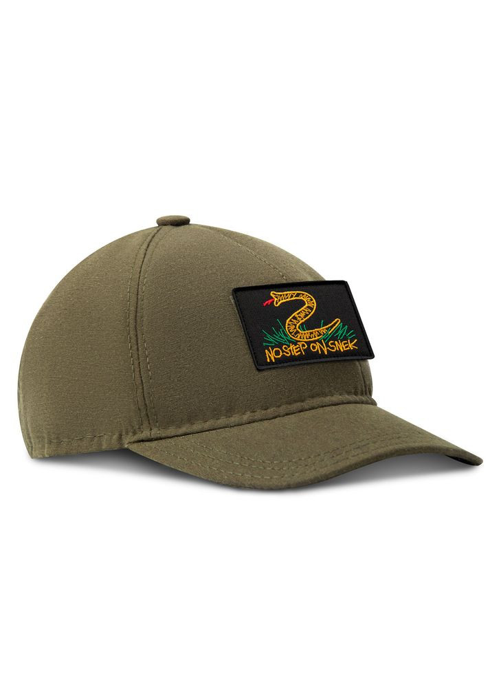 Набор шевронов 2 шт. с липучкой Не наступай на змею, No step on snek черный 5х8 см IDEIA (300229135)