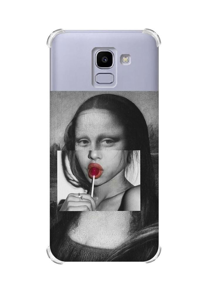 Чохол із потовщеними кутами на Samsung Galaxy J6 (2018) J600F:: Сучасна Мона Ліза (принт 351) Creative (360693803)