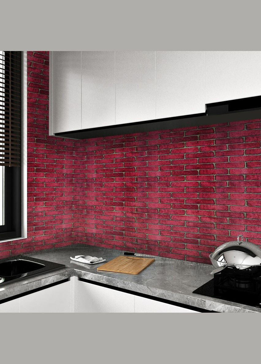 Самоклеюча плівка SW-00001269 Червона цегла 0,45х10м Sticker Wall (298284800)