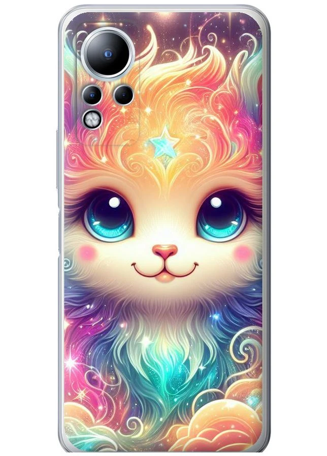 Силіконовий чохол 'Казкове кошеня' для Endorphone Infinix Note 12 (275457771)