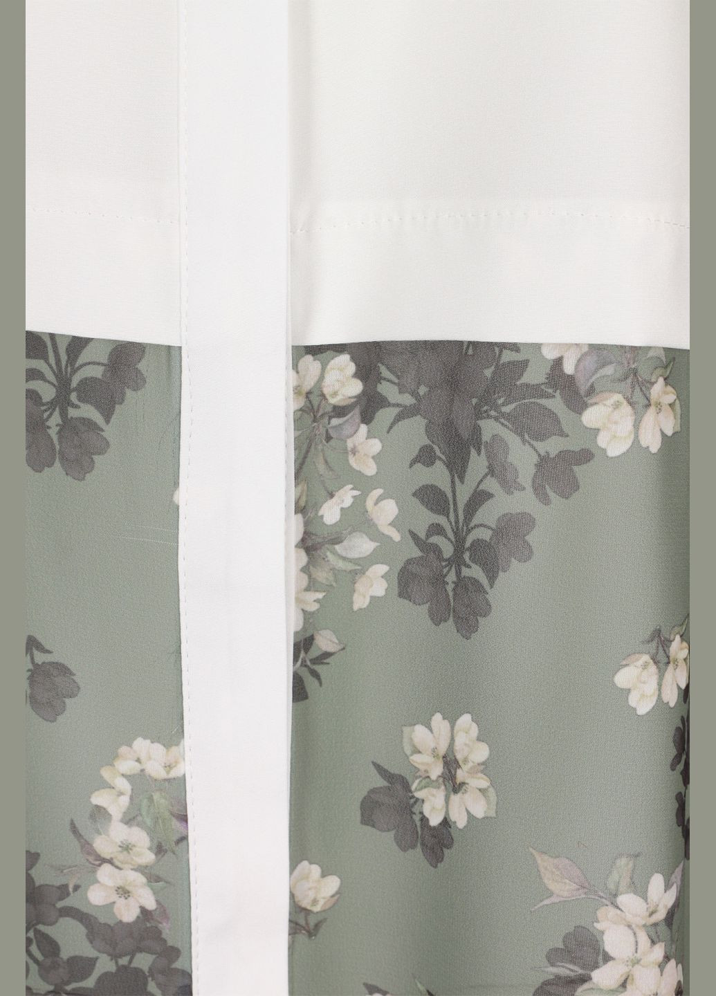 Зелена жіноча подовжена блуза на ґудзиках (ll226315342) LadyLike